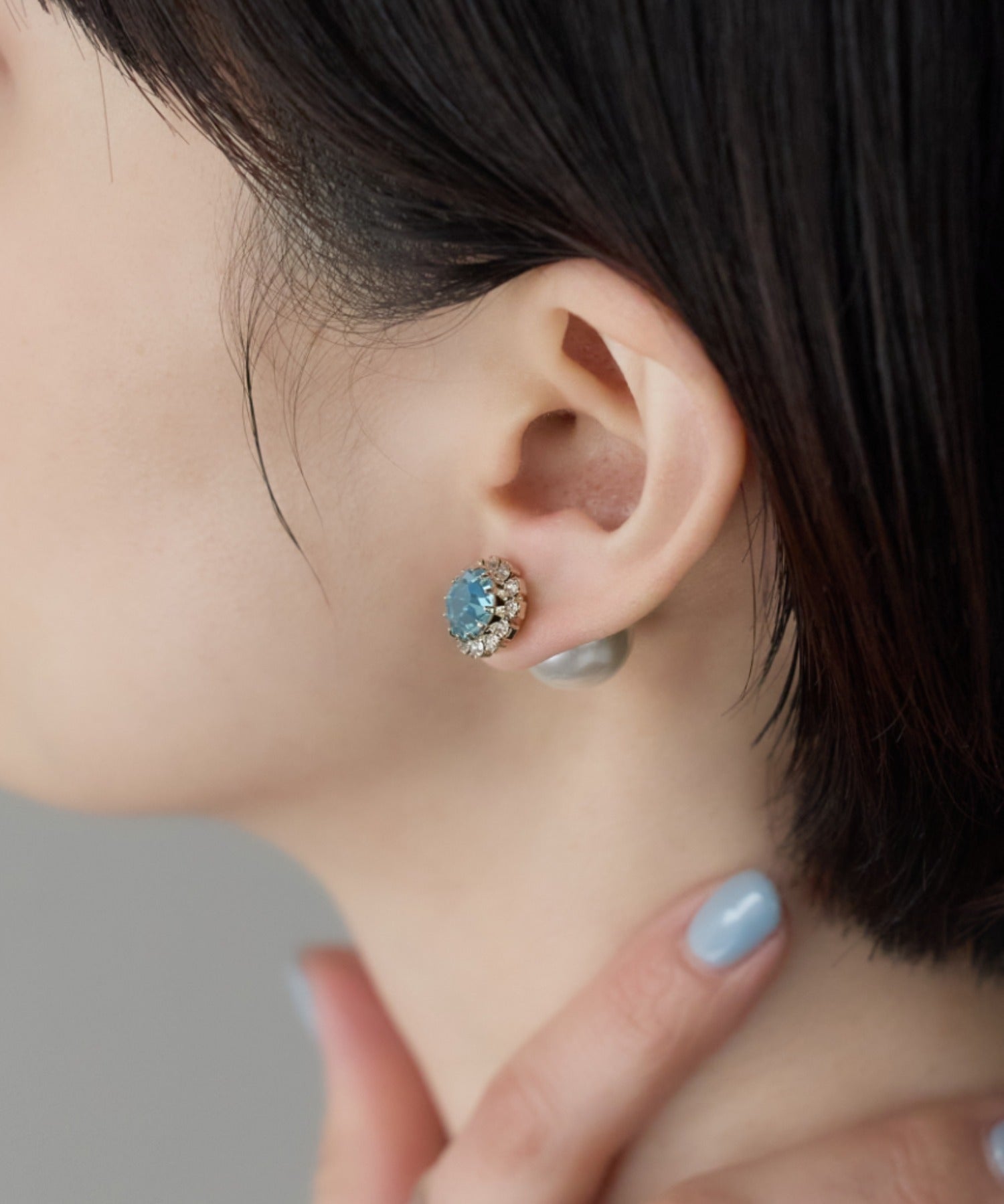 ciite' シーテ ピアス（両耳用） ビジューパールピアス