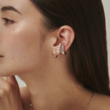 ciite' シーテ イヤーカフ 【 金属アレルギー対応 】ミニパールイヤーカフ サージカルステンレス