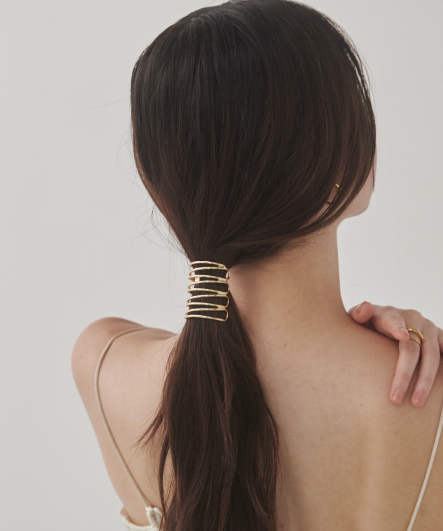 ciite' シーテ ヘアアクセサリー メタルモヨウヘアカフ