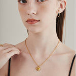 ciite' シーテ ネックレス 【 金属アレルギー対応 】 ハートネックレス サージカルステンレス