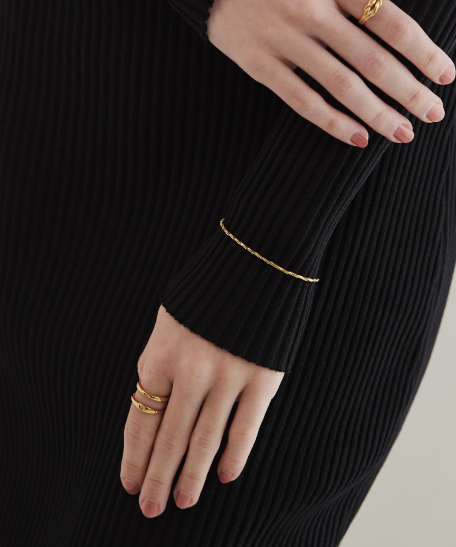 ciite' シーテ ブレスレット 【 金属アレルギー対応 】グリッターチェーンブレスレット サージカルステンレス