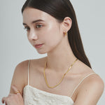 ciite' シーテ ネックレス 【 金属アレルギー対応 】 4mm スネークチェーンネックレス サージカルステンレス