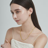 ciite' シーテ ネックレス 【 金属アレルギー対応 】 4mm スネークチェーンネックレス サージカルステンレス