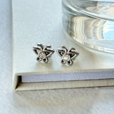 ciite' シーテ ピアス（両耳用） 【 金属アレルギー対応 】ミニビジューバタフライピアス サージカルステンレス（両耳用）