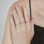 ciite' シーテ リング 【 金属アレルギー対応 】シンプルリング 4個セット サージカルステンレス