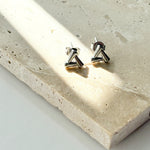 ciite' シーテ ピアス（両耳用） 【金属アレルギー対応】トライアングルピアス