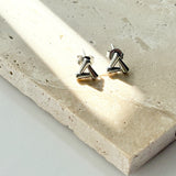 ciite' シーテ ピアス（両耳用） 【金属アレルギー対応】トライアングルピアス
