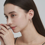 ciite' シーテ ピアス（両耳用） 【 金属アレルギー対応 】 ツイストフープピアス サージカルステンレス (両耳用)