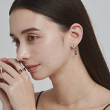 ciite' シーテ ピアス（両耳用） 【 金属アレルギー対応 】 ツイストフープピアス サージカルステンレス (両耳用)