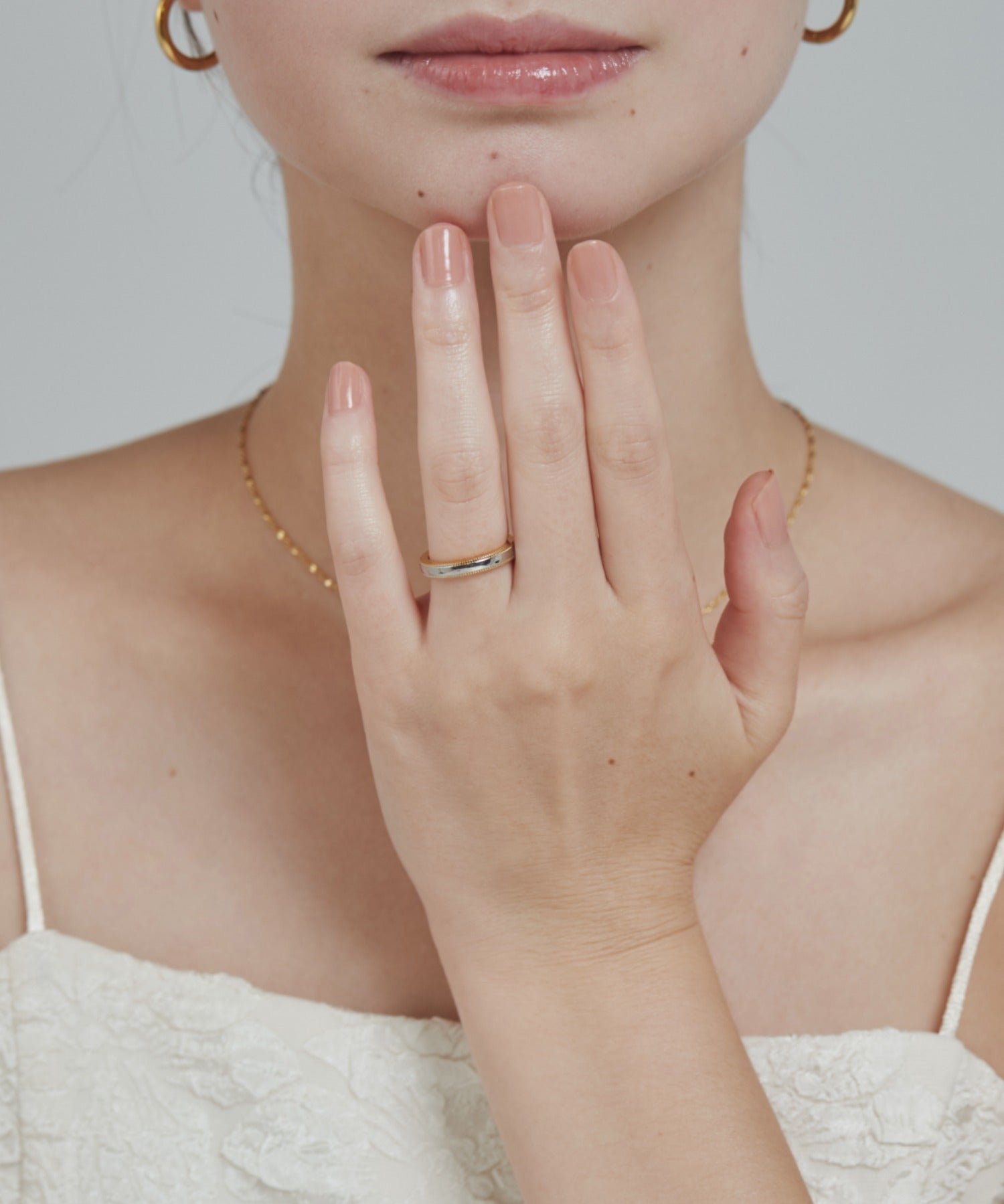 ciite' シーテ リング 【 金属アレルギー対応 】 バイカラーリング サージカルステンレス