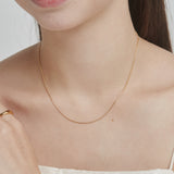 ciite' シーテ ネックレス 【 金属アレルギー対応 】 1mm スネークネックレス 2個セット サージカルステンレス 36～41cm, 39～44cm