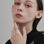 ciite' シーテ リング 【 金属アレルギー対応 】 ビジュークロスリング サージカルステンレス