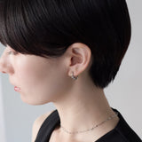 ciite' シーテ イヤリング シリコン付 ノットデザイン イヤリング