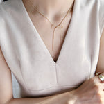 ciite' シーテ ネックレス 【 金属アレルギー対応 】 simple ribbon necklace / シンプル リボン ネックレス サージカルステンレス