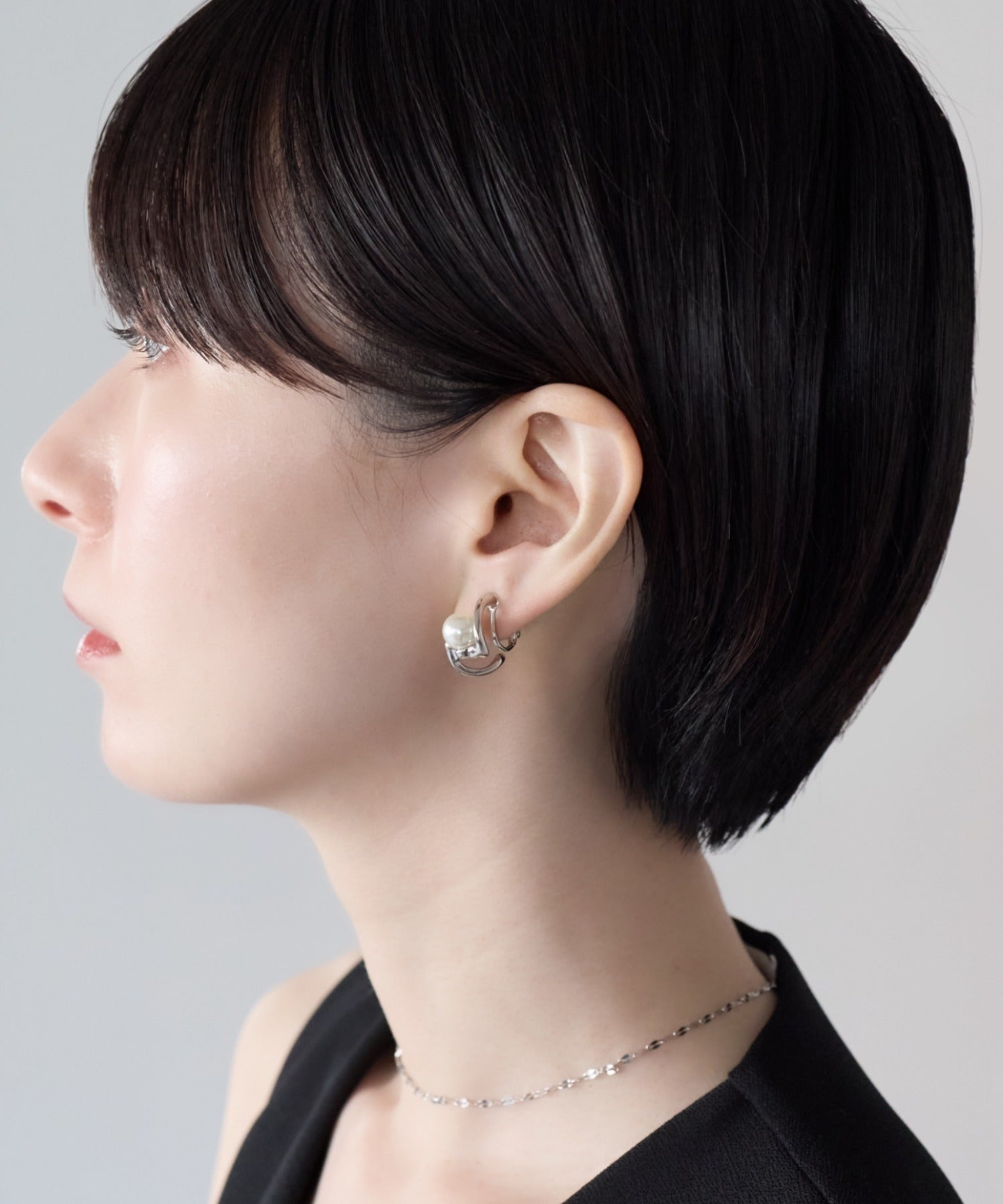 ciite' シーテ イヤリング シリコン付 デザインパール イヤリング