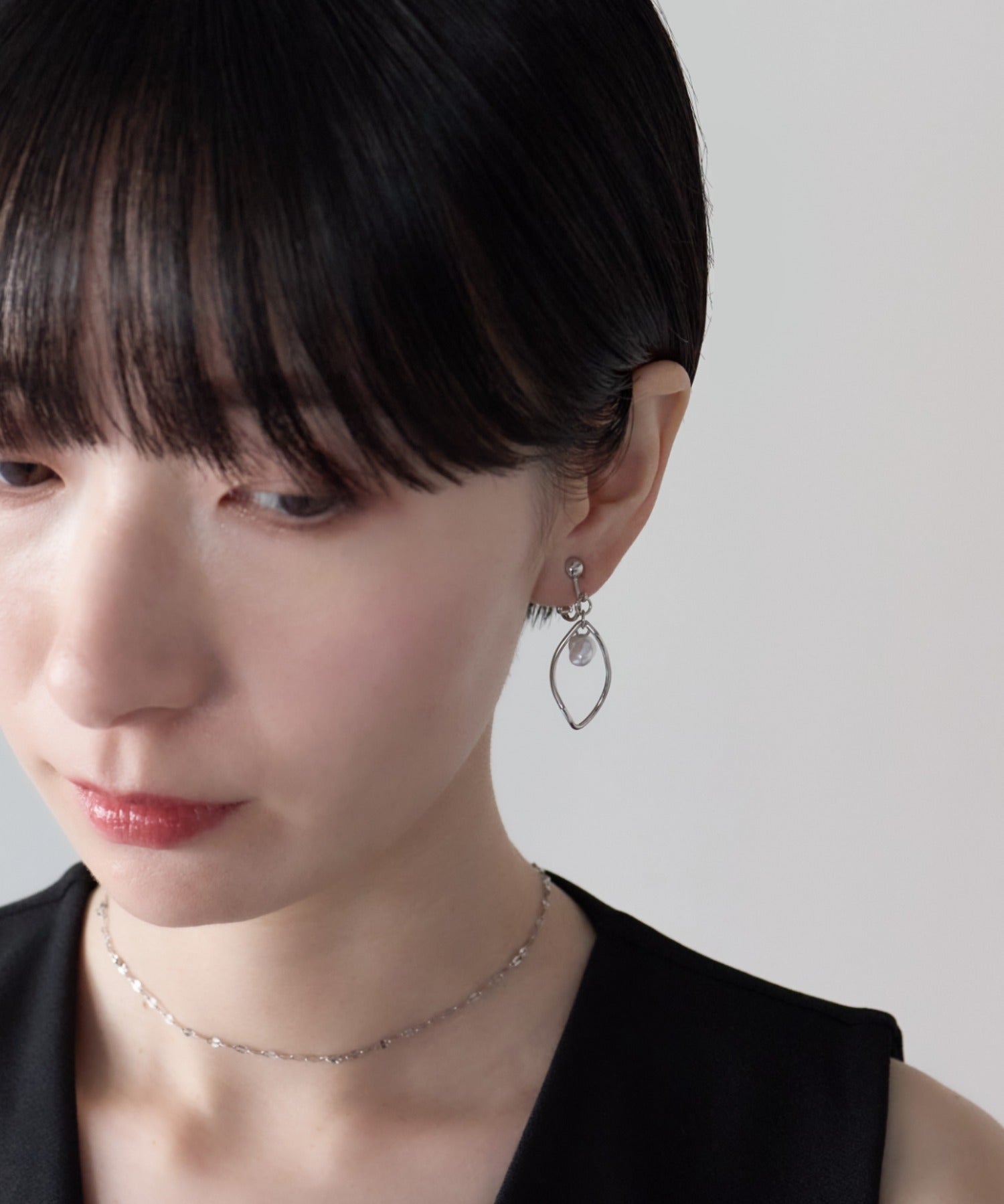 ciite' シーテ イヤリング シリコン付 デザインパール イヤリング