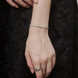 ciite' シーテ ブレスレット 【 金属アレルギー対応 】 グリッターチェーンブレスレット サージカルステンレス