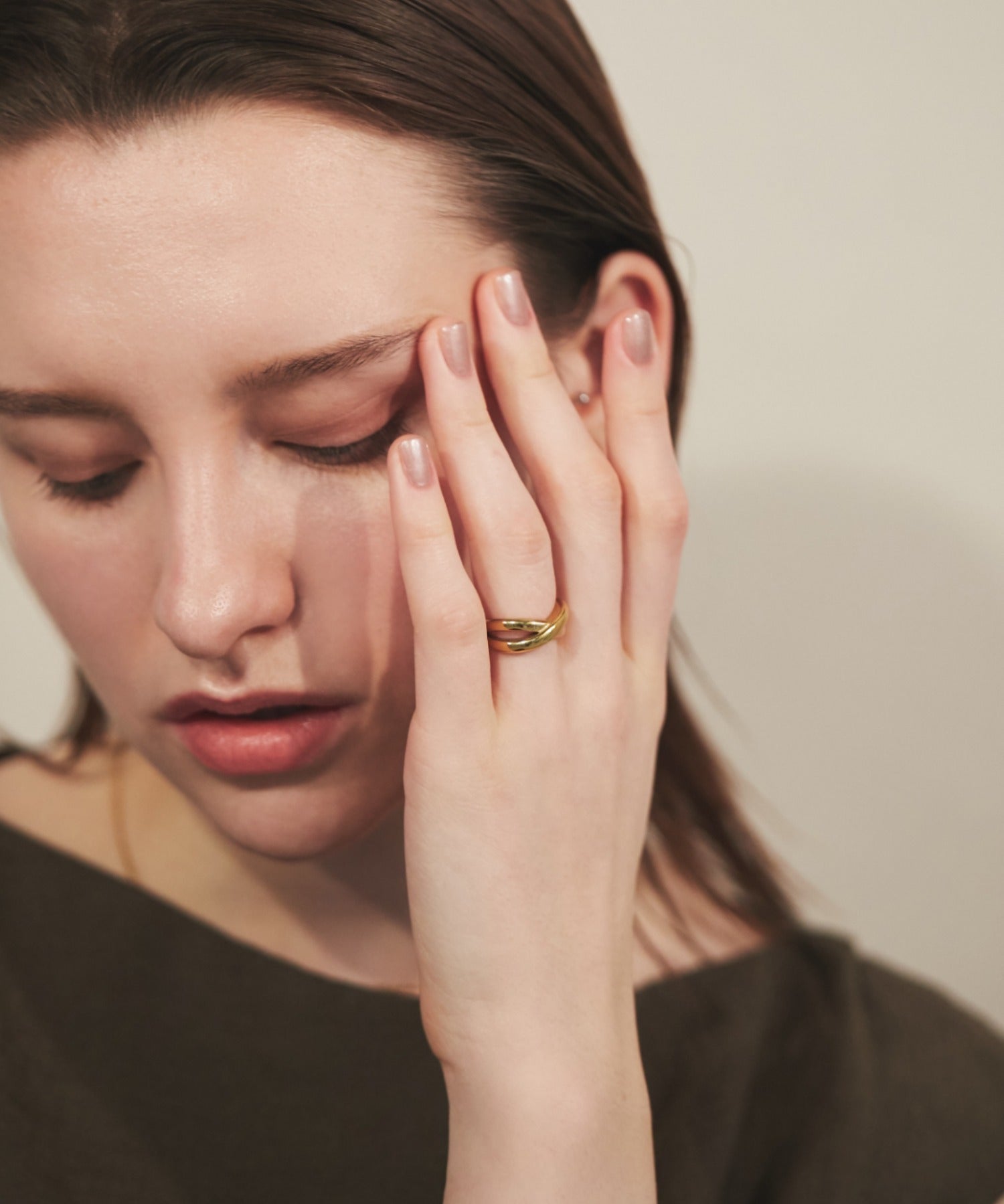 ciite' シーテ リング 【 金属アレルギー対応 】 クロスリング サージカルステンレス