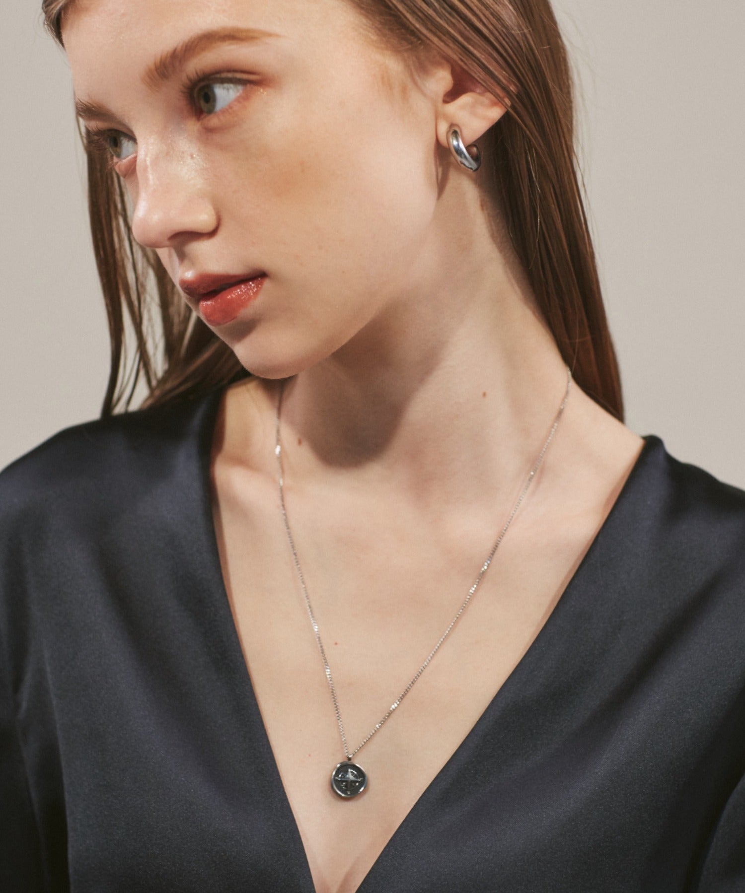 ciite' シーテ ネックレス 【 金属アレルギー対応 】 コインネックレス サージカルステンレス