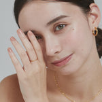 ciite' シーテ リング 【 金属アレルギー対応 】クロスデザインリング サージカルステンレス