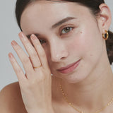 ciite' シーテ リング 【 金属アレルギー対応 】クロスデザインリング サージカルステンレス