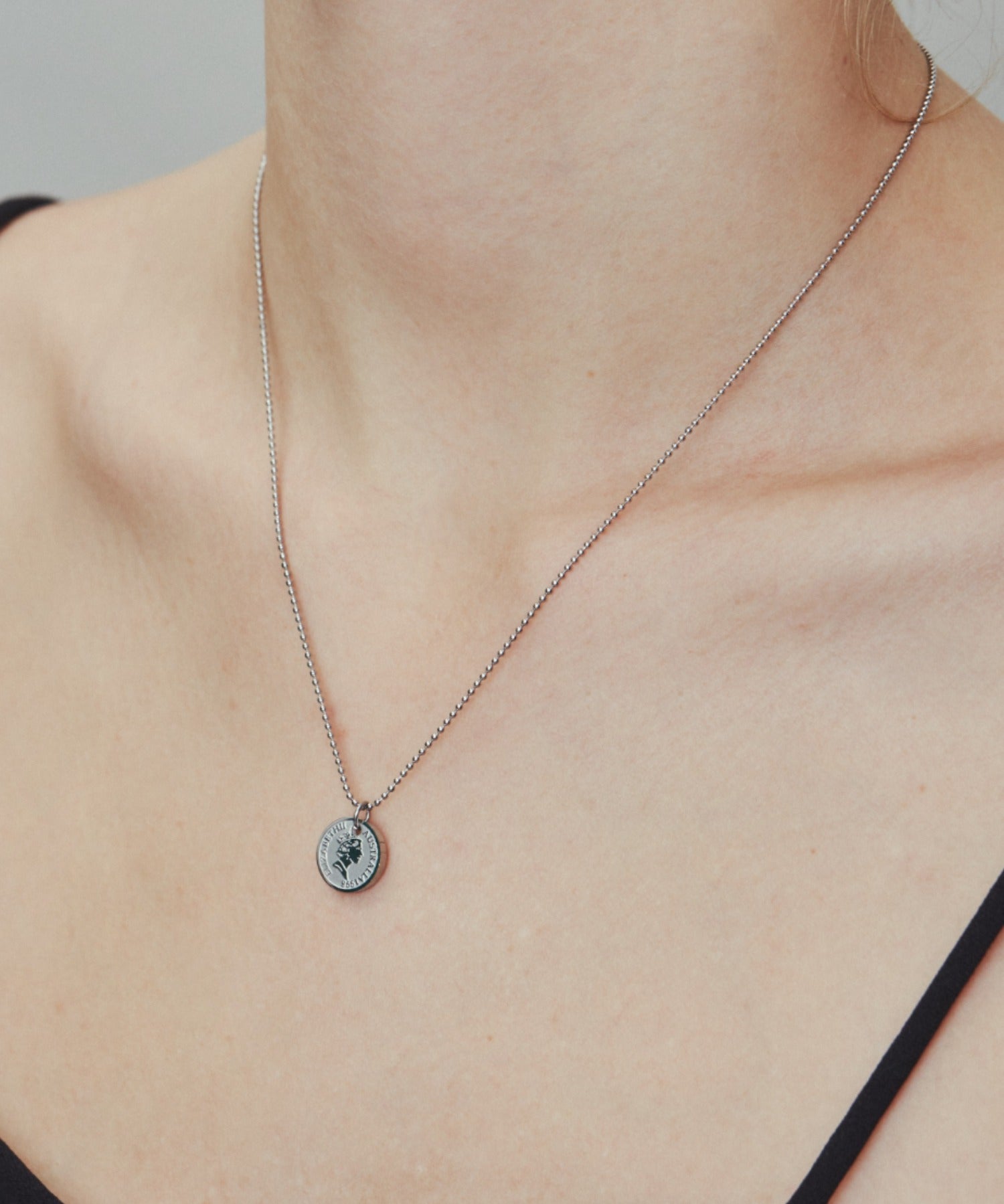 ciite' シーテ ネックレス 【 金属アレルギー対応 】 エリザベスコインネックレス サージカルステンレス