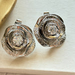 ciite' シーテ ピアス（両耳用） フラワービジューピアス（両耳用）