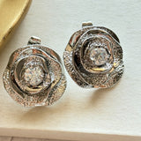ciite' シーテ ピアス（両耳用） フラワービジューピアス（両耳用）
