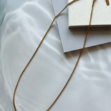 ciite' シーテ ネックレス 【 金属アレルギー対応 】グリッターチェーンネックレス サージカルステンレス
