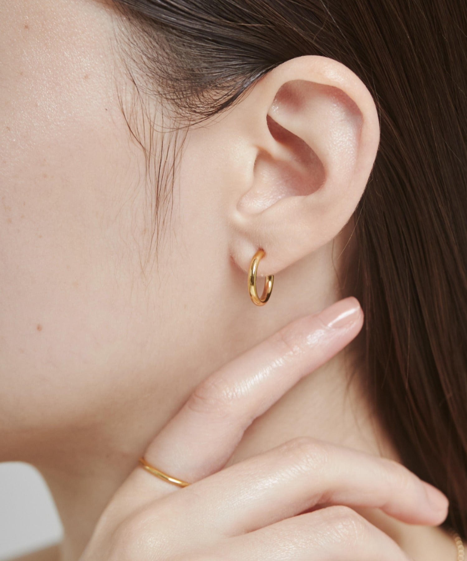 ciite' シーテ ピアス（両耳用） 【 金属アレルギー対応 】 シンプルフープイヤリング 3ペアセット サージカルステンレス (両耳用)