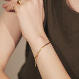 ciite' シーテ ブレスレット 【 金属アレルギー対応 】 2mm シンプルスネークチェーンブレスレット サージカルステンレス