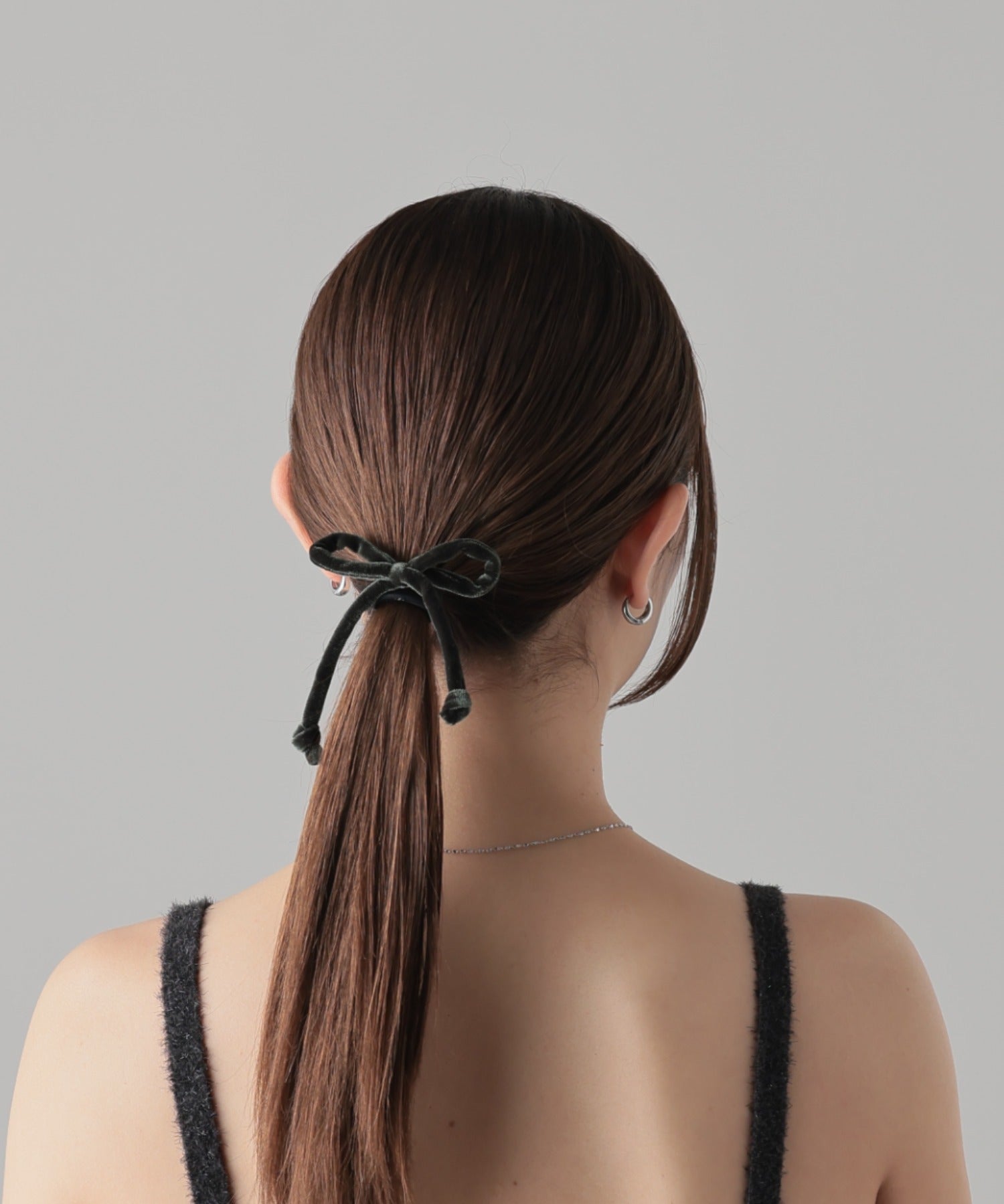 ciite' シーテ ヘアゴム ベルベット風リボン ヘアゴム