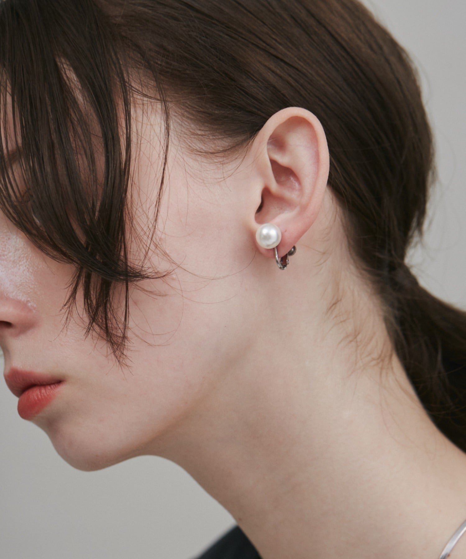 ciite' シーテ イヤリング 【 金属アレルギー対応 】 シンプルパールイヤリング サージカルステンレス (両耳用)