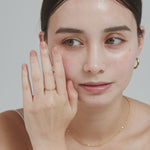 ciite' シーテ リング 【 金属アレルギー対応 】クロスデザインリング サージカルステンレス