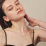 ciite' シーテ ネックレス 【 金属アレルギー対応 】 ビジューモチーフネックレス サージカルステンレス