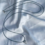 ciite' シーテ ネックレス メタルハートトップ コードチョーカー / ネックレス