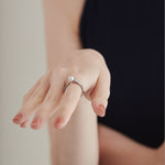 ciite' シーテ リング 【 金属アレルギー対応 】 パールモチーフリング サージカルステンレス