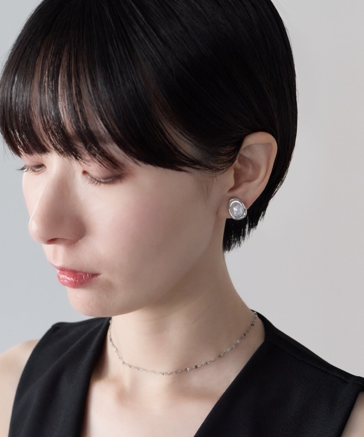 ciite' シーテ イヤリング シリコン付 デザインパール イヤリング
