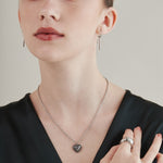 ciite' シーテ ネックレス 【 金属アレルギー対応 】 ハートネックレス サージカルステンレス