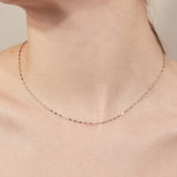 ciite' シーテ ネックレス 【 金属アレルギー対応 】 グリッターチェーンネックレス サージカルステンレス