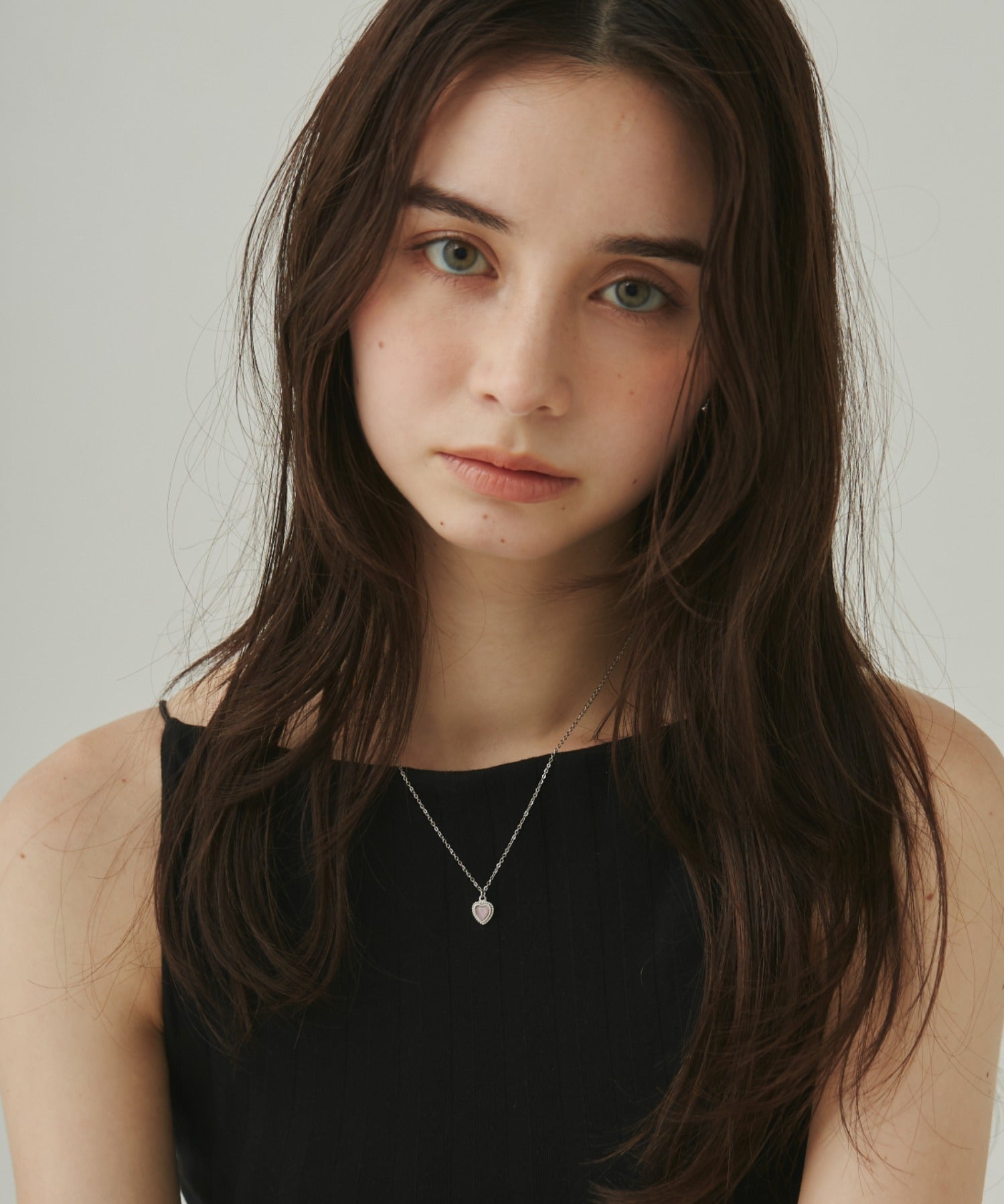 ciite' シーテ ネックレス 【 金属アレルギー対応 】 パステルカラー ハートネックレス サージカルステンレス