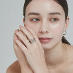 ciite' シーテ リング 【 金属アレルギー対応 】 ビッグクロスリング サージカルステンレス