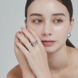 ciite' シーテ リング 【 金属アレルギー対応 】 ビッグクロスリング サージカルステンレス