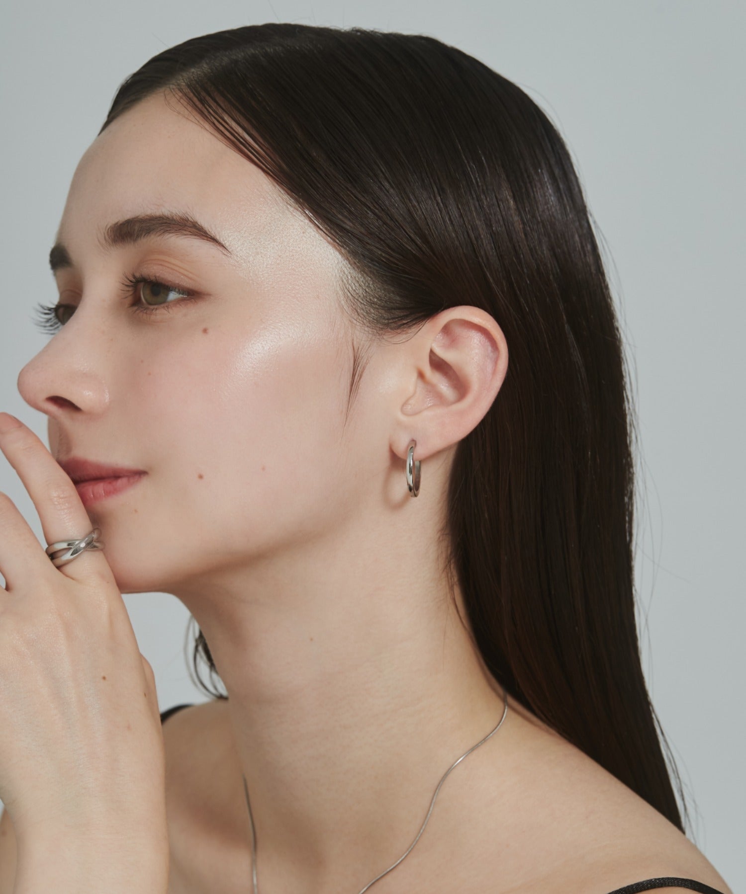 ciite' シーテ ピアス（両耳用） 【 金属アレルギー対応 】 シンプルフープピアス サージカルステンレス (両耳用)