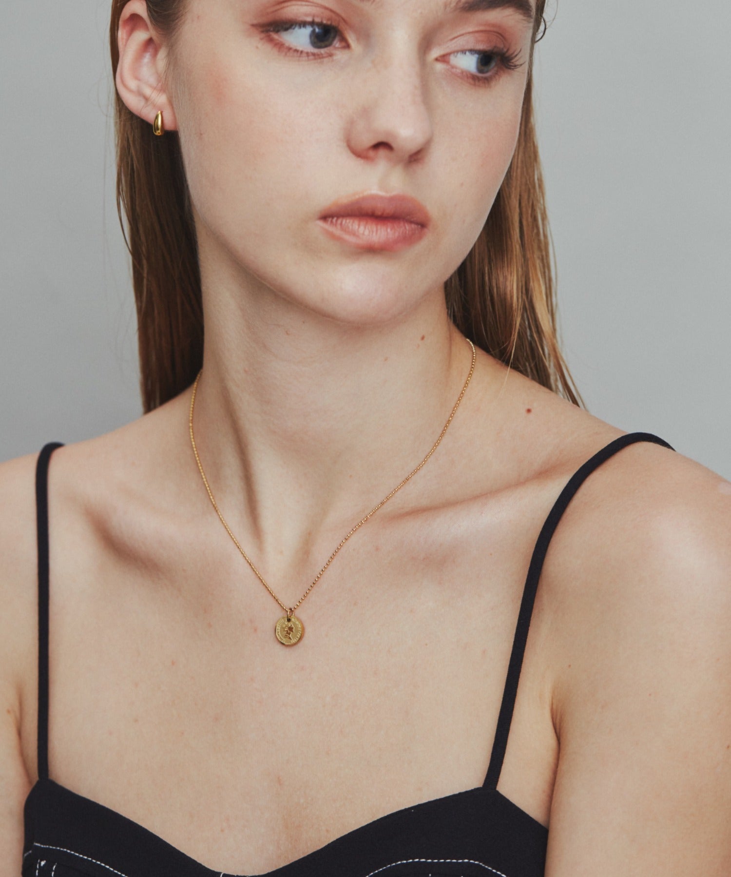 ciite' シーテ ネックレス 【 金属アレルギー対応 】 エリザベスコインネックレス サージカルステンレス