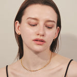 ciite' シーテ ネックレス 【 金属アレルギー対応 】 2連チェーンネックレス サージカルステンレス