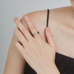 ciite' シーテ リング 【 金属アレルギー対応 】 バイカラーリング サージカルステンレス