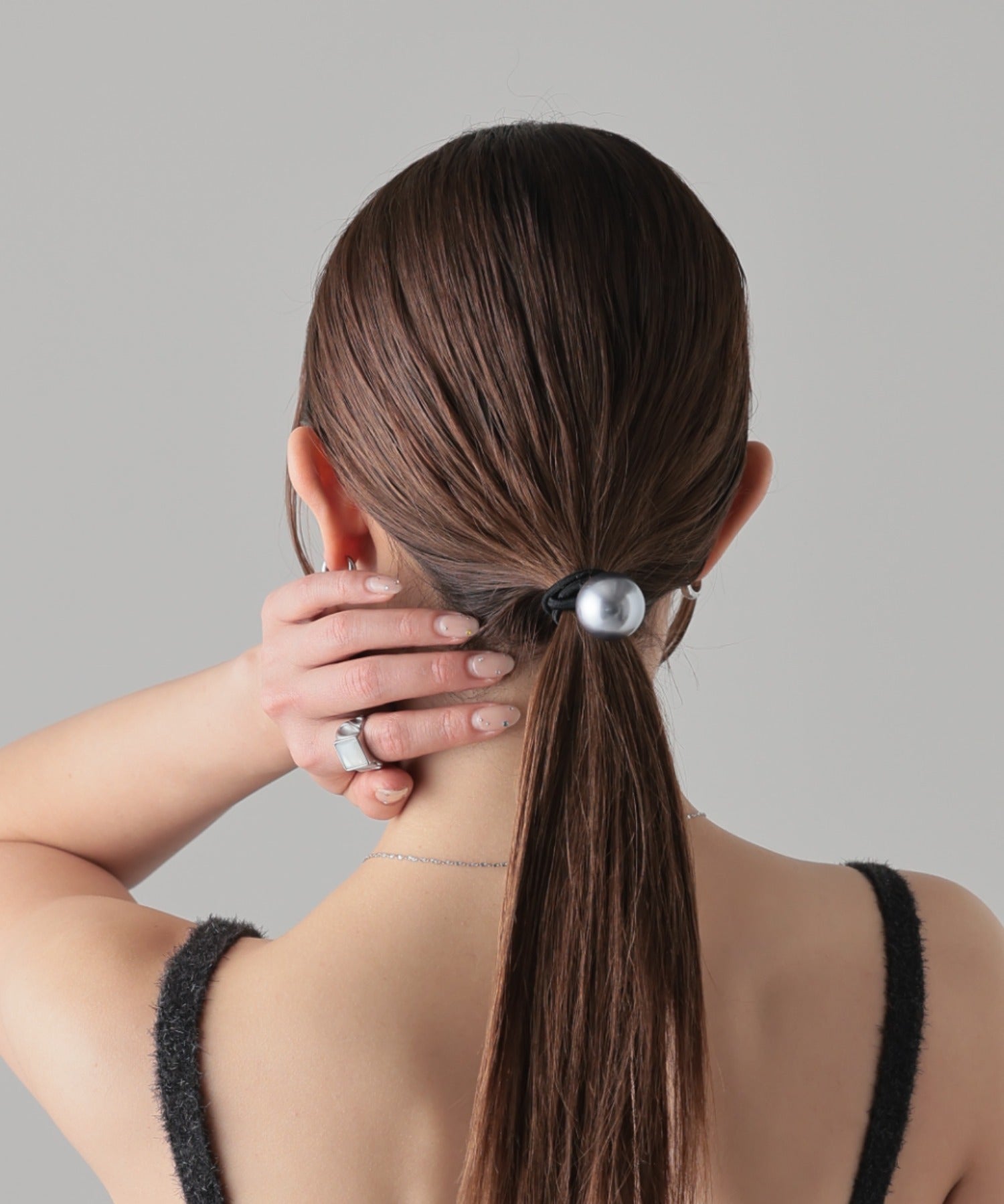 ciite' シーテ ヘアゴム 【4色展開】 ビッグパール ヘアゴム