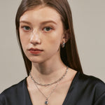 ciite' シーテ ネックレス 【 金属アレルギー対応 】 チェーン & パドロックネックレス 2セット