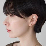 ciite' シーテ ピアス（両耳用） 【金属アレルギー対応】シンプルスクエア ピアス